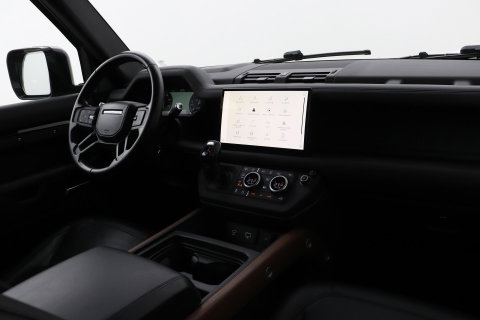 Land Rover Defender 90 D300 X | BTW | 23 Inch | Canvas Vouwdak | ClearSight | Trekhaak | Head-Up | Koelbox | Meridian Surround
