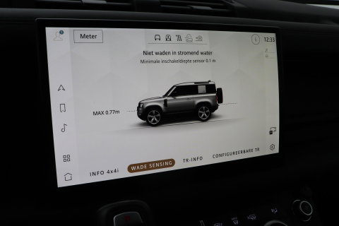 Land Rover Defender 90 D300 X | BTW | 23 Inch | Canvas Vouwdak | ClearSight | Trekhaak | Head-Up | Koelbox | Meridian Surround