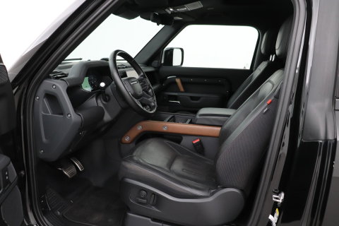 Land Rover Defender 90 D300 X | BTW | 23 Inch | Canvas Vouwdak | ClearSight | Trekhaak | Head-Up | Koelbox | Meridian Surround