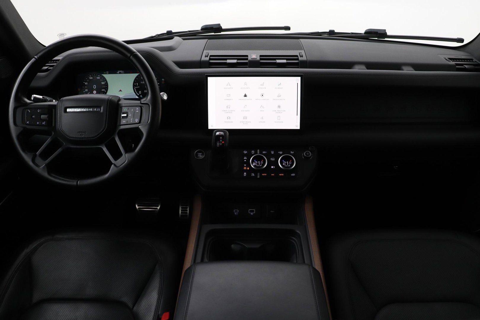 Land Rover Defender 90 D300 X | BTW | 23 Inch | Canvas Vouwdak | ClearSight | Trekhaak | Head-Up | Koelbox | Meridian Surround