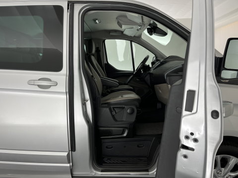 Ford Transit Custom 290 2.2 TDCI L2H1 Limited DC *DUBBEL-CABINE | DUBBELE-SCHUIFDEUR | LEATHER | NAVI-FULLMAP | CAMERA | AIRCO | CRUISE | PDC | 16''ALU | TOWBAR*