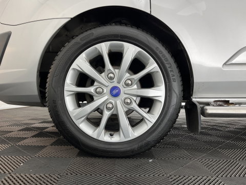 Ford Transit Custom 290 2.2 TDCI L2H1 Limited DC *DUBBEL-CABINE | DUBBELE-SCHUIFDEUR | LEATHER | NAVI-FULLMAP | CAMERA | AIRCO | CRUISE | PDC | 16''ALU | TOWBAR*