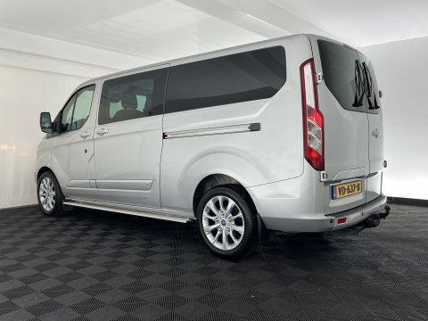 Ford Transit Custom 290 2.2 TDCI L2H1 Limited DC *DUBBEL-CABINE | DUBBELE-SCHUIFDEUR | LEATHER | NAVI-FULLMAP | CAMERA | AIRCO | CRUISE | PDC | 16''ALU | TOWBAR*