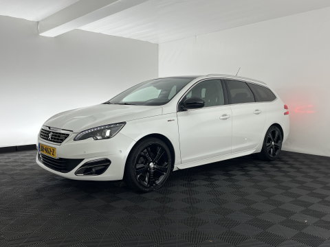 Peugeot 308 SW 1.2 PureTech GT-line Aut. *PANO | LEATHER-MICROFIBRE | FULL-LED | DENON-AUDIO | BLIND-SPOT | SPORT-SEATS | NAVI-FULLMAP | KEYLESS | DAB | SHIFT-PADDLES | LANE-ASSIST | CAMERA | ECC | CARPLAY | PDC | 18''ALU | TOW