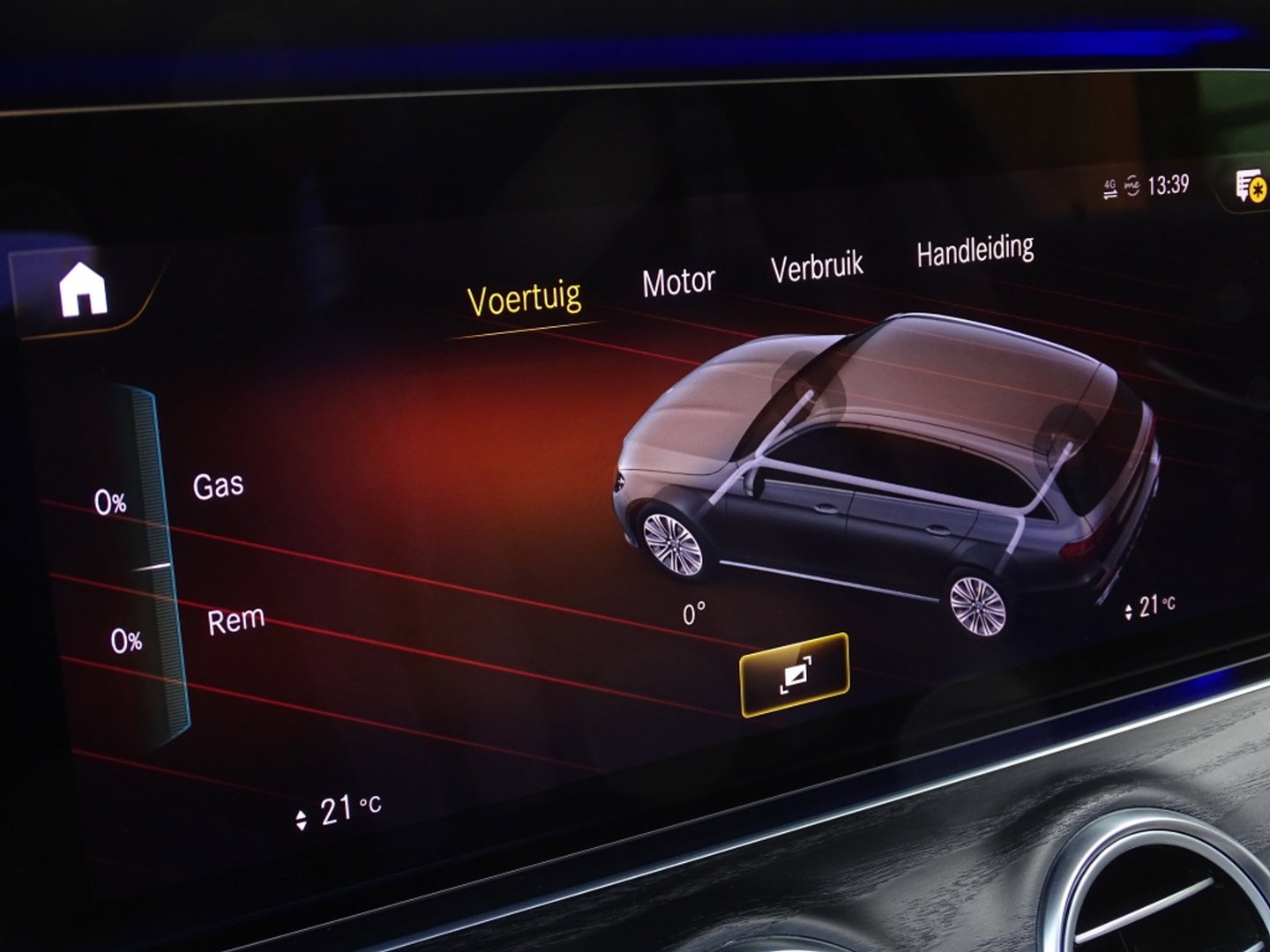 Mercedes-Benz E-Klasse Estate 200 automaat / AMG pakket / Burmester / 360° camera / LED