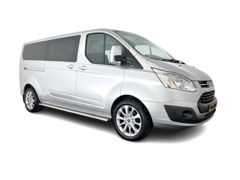 Ford Transit Custom 290 2.2 TDCI L2H1 Limited DC *DUBBEL-CABINE | DUBBELE-SCHUIFDEUR | LEATHER | NAVI-FULLMAP | CAMERA | AIRCO | CRUISE | PDC | 16''ALU | TOWBAR*
