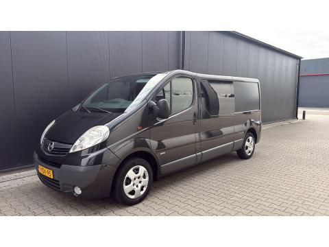 Opel Vivaro 2.0 CDTI L2H1 DC 1e eig. dubbel cabine zwart lang L2