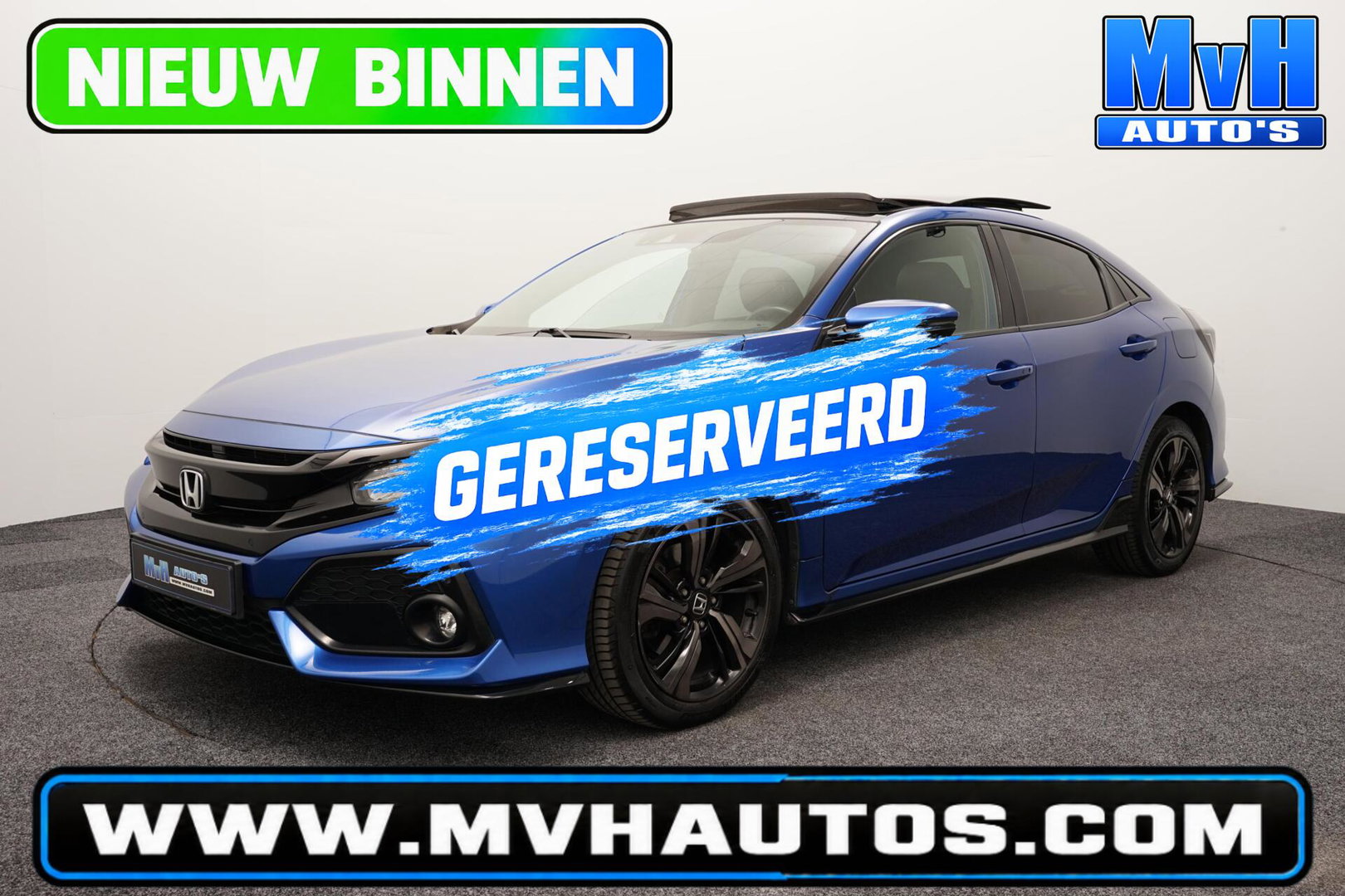 Honda Civic 1.5 i-VTEC Sport Plus|SCHUIFDAK|ACC|CAMERA|NAP