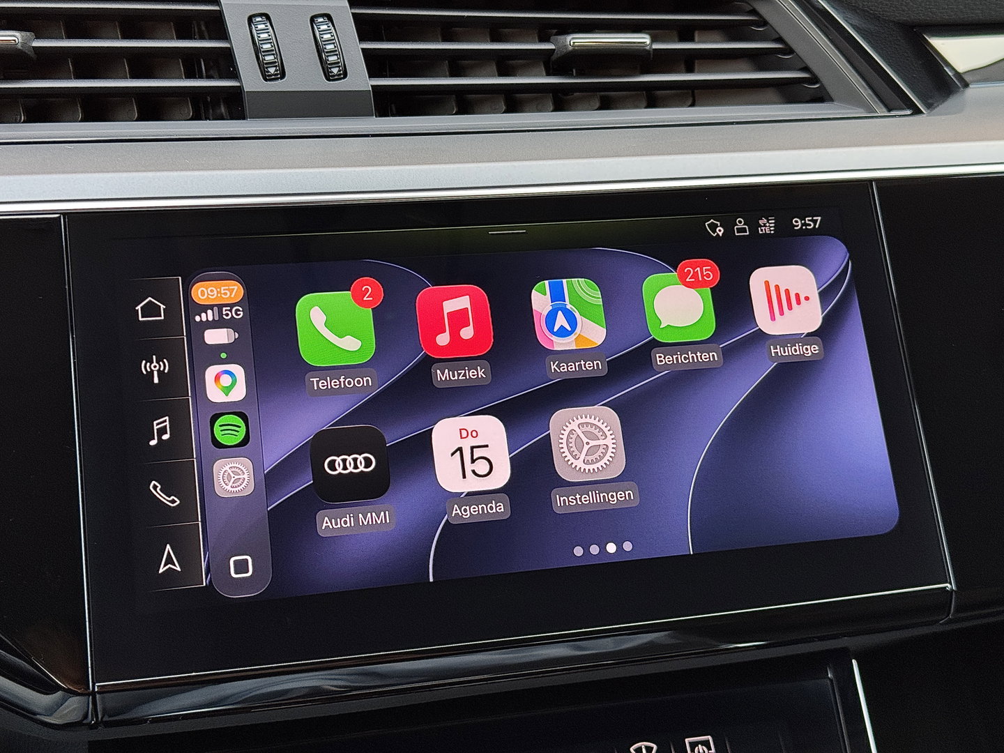 Audi Q8 e-tron 50 quattro Advanced Edition 95 kWh | Head-Up Display | Elektrische Stoelen + Geheugen | Apple Carplay | Android Auto | Luchtvering | Adaptieve Cruise Control | Navigatie | Stoelverwarming |
