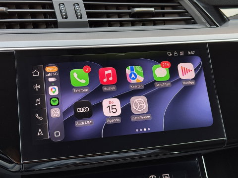 Audi Q8 e-tron 50 quattro Advanced Edition 95 kWh | Head-Up Display | Elektrische Stoelen + Geheugen | Apple Carplay | Android Auto | Luchtvering | Adaptieve Cruise Control | Navigatie | Stoelverwarming |
