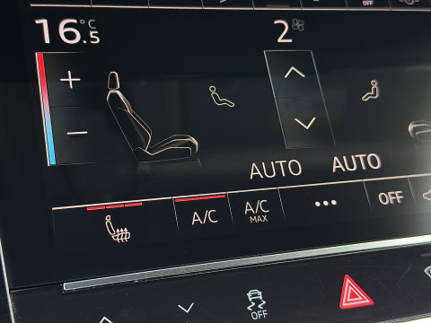 Audi Q8 e-tron 50 quattro Advanced Edition 95 kWh | Head-Up Display | Elektrische Stoelen + Geheugen | Apple Carplay | Android Auto | Luchtvering | Adaptieve Cruise Control | Navigatie | Stoelverwarming |