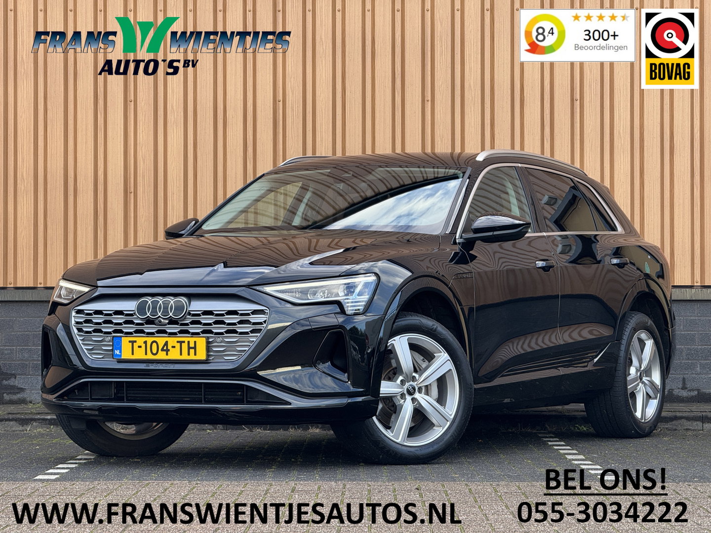 Audi Q8 e-tron 50 quattro Advanced Edition 95 kWh | Head-Up Display | Elektrische Stoelen + Geheugen | Apple Carplay | Android Auto | Luchtvering | Adaptieve Cruise Control | Navigatie | Stoelverwarming |