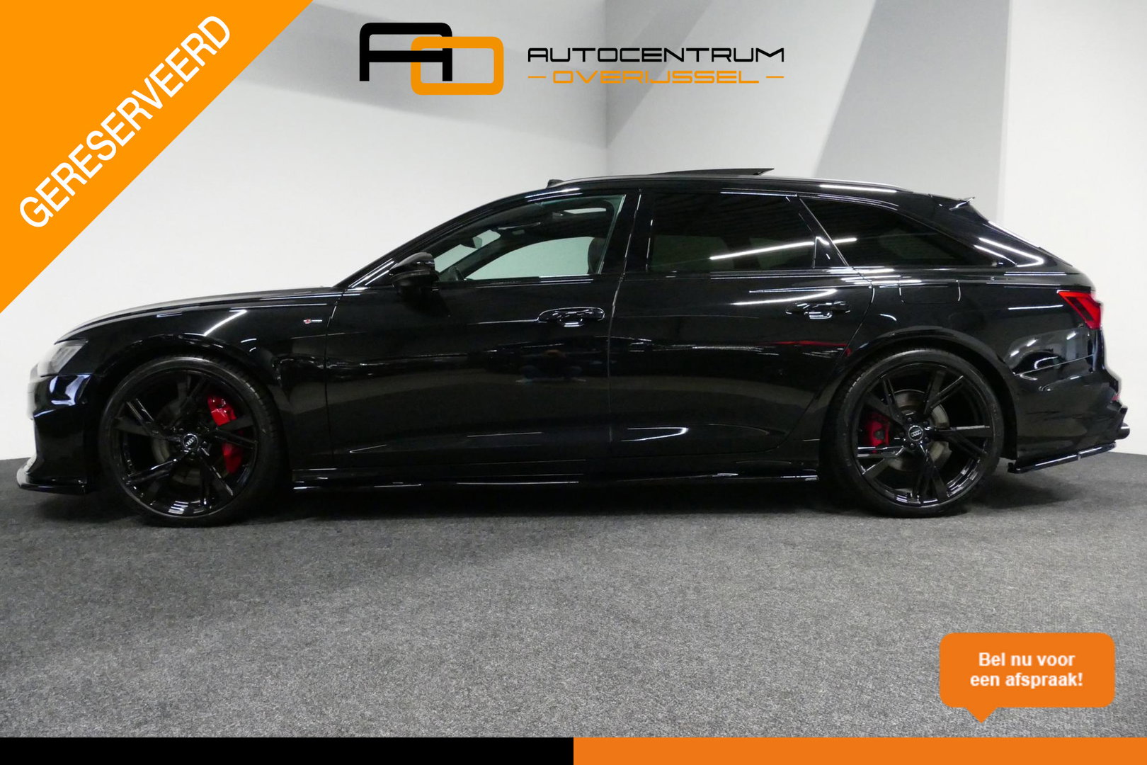 Audi A6 Avant 55 TFSI e quattro S edition Competition / RS6 look / S-Line / Maxton Design Bodykit V.2 / Panoramadak / HD Matrix LED / Bang & Olufsen Sound System / Apple Carplay - Android Auto / Ambienteverlichting / Achteruitrijcamera / Elektr. wegklapbare trekh