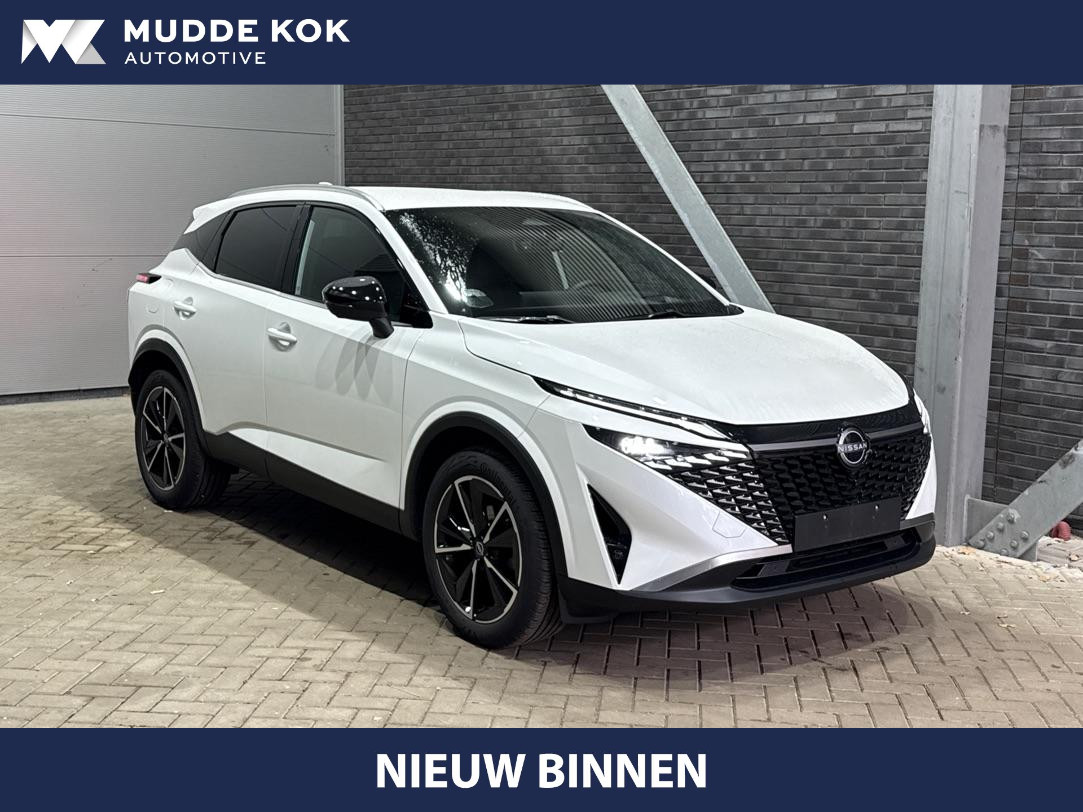 Nissan QASHQAI 1.3 MHEV Xtronic Tekna | ACC | 360° Camera | Head-Up | Stoel+Stuurverwarming | Dodehoek | 19 Inch