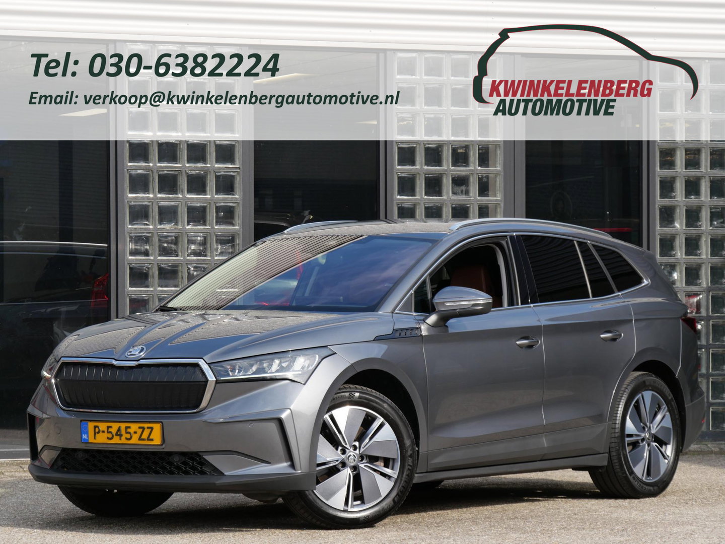 Škoda Enyaq iV 80/ WARMTEPOMP/ LEER/ ADAPTIVE/ TREKHAAK/ HEAD-UP/ SIDE ASSIST/ SOH 95%