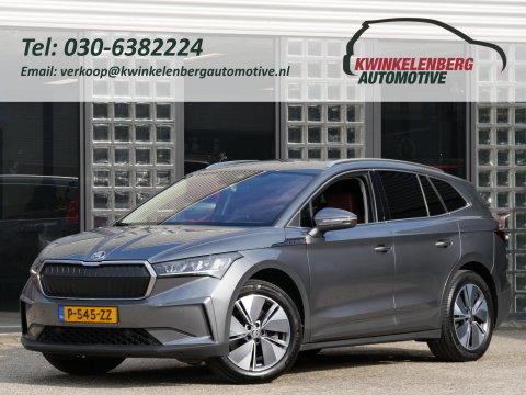 Škoda Enyaq iV 80/ WARMTEPOMP/ LEER/ ADAPTIVE/ TREKHAAK/ HEAD-UP/ SIDE ASSIST/ SOH 95%