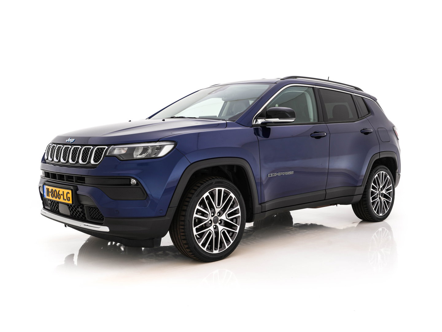 Jeep Compass 4xe 190 Plug-in Hybrid Electric Limited Lease Ed. (INCL-BTW) *LEATHER-FABRIC | FULL-LED | ADAPTIVE-CRUISE | CAMERA | CARPLAY | BLIND-SPOT | KEYLESS | DAB+ | DIGI-COCKPIT | PRIVACY-GLASS | COMFORT-SEATS | 19''ALU | TOWBAR*