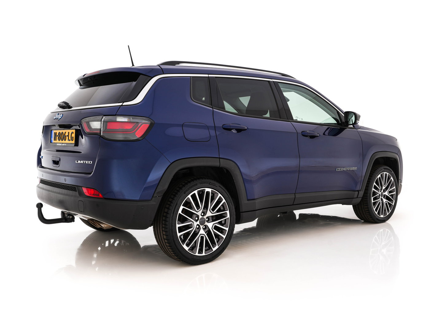 Jeep Compass 4xe 190 Plug-in Hybrid Electric Limited Lease Ed. (INCL-BTW) *LEATHER-FABRIC | FULL-LED | ADAPTIVE-CRUISE | CAMERA | CARPLAY | BLIND-SPOT | KEYLESS | DAB+ | DIGI-COCKPIT | PRIVACY-GLASS | COMFORT-SEATS | 19''ALU | TOWBAR*