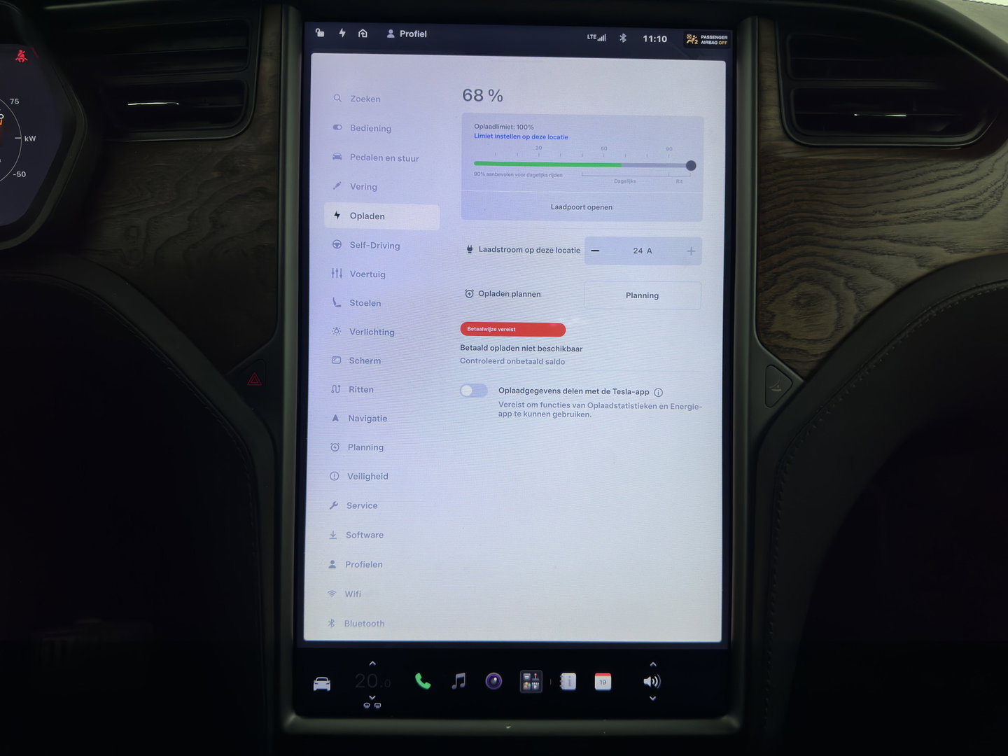 Tesla Model X 100D Long Range 6 pers. (INCL. BTW) *AUT | PANO | LEATHER | NAVI-FULLMAP | FULL-LED | AIRSUSPENSION | DIGI-COCKPIT | FASTLOADER | KEYLESS | DAB+ | HEATED-SPORTSEATS | PRIVACY-GLASS | AUTOPILOT |  20"ALU*