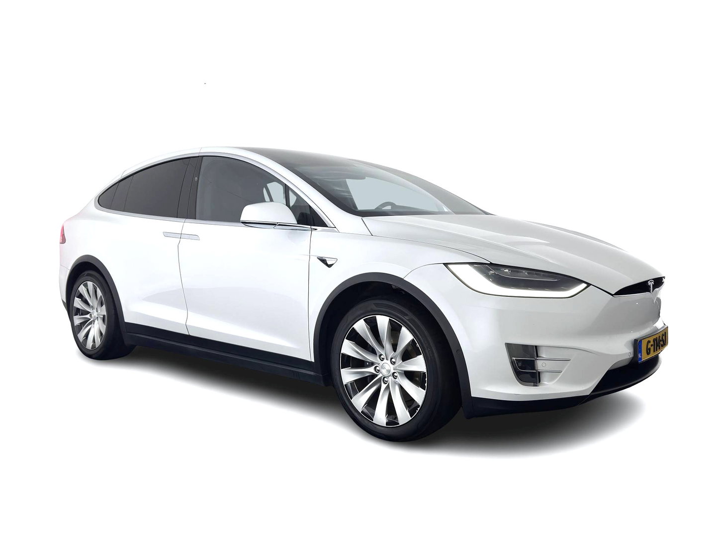 Tesla Model X 100D Long Range 6 pers. (INCL. BTW) *AUT | PANO | LEATHER | NAVI-FULLMAP | FULL-LED | AIRSUSPENSION | DIGI-COCKPIT | FASTLOADER | KEYLESS | DAB+ | HEATED-SPORTSEATS | PRIVACY-GLASS | AUTOPILOT |  20"ALU*