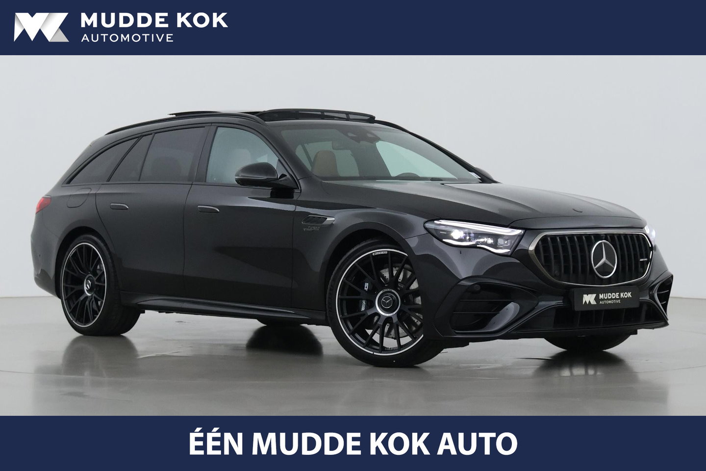 Mercedes-Benz E-Klasse 53 AMG 4MATIC+ | Nightpakket | Panoramadak | Burmester | Stoelverwarming+ventilatie | Head-Up | 21 Inch