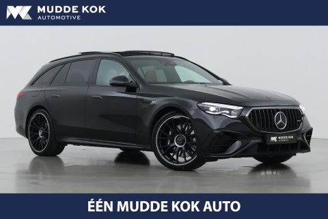 Mercedes-Benz E-Klasse 53 AMG 4MATIC+ | Nightpakket | Panoramadak | Burmester | Stoelverwarming+ventilatie | Head-Up | 21 Inch