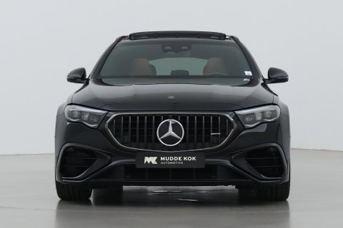 Mercedes-Benz E-Klasse 53 AMG 4MATIC+ | Nightpakket | Panoramadak | Burmester | Stoelverwarming+ventilatie | Head-Up | 21 Inch