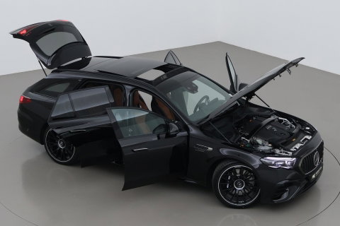 Mercedes-Benz E-Klasse 53 AMG 4MATIC+ | Nightpakket | Panoramadak | Burmester | Stoelverwarming+ventilatie | Head-Up | 21 Inch