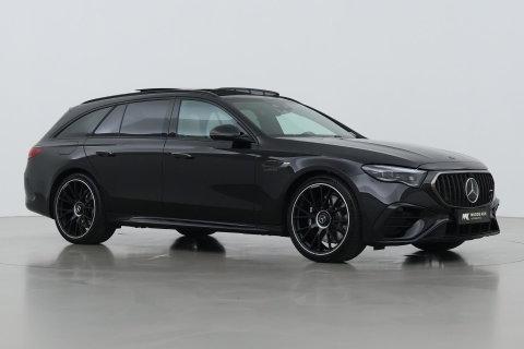 Mercedes-Benz E-Klasse 53 AMG 4MATIC+ | Nightpakket | Panoramadak | Burmester | Stoelverwarming+ventilatie | Head-Up | 21 Inch