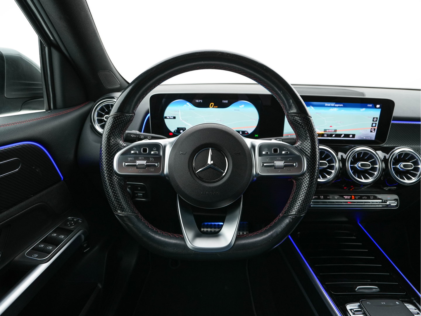 Mercedes-Benz GLB 180 d Premium Plus (INCL. BTW) *AUT | TOWBAR | LEATHER-MICROFIBRE | FULL-LED | AMBIENTLIGHT | WIDE-COCKPIT | HEATED-SPORTSEATS | KEYLESS | NAVI-FULLMAP | ECC | SHIFTPADDLES | PDC | CRUISE | 190''ALU*