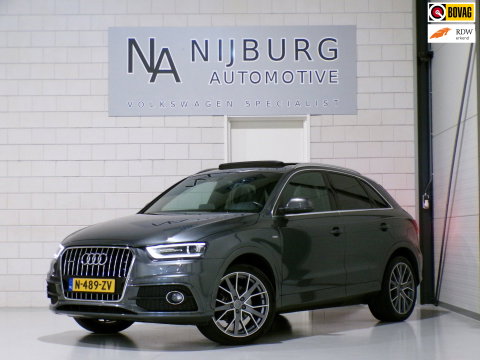 Audi Q3 2.0 TFSI Quattro S Line "Automaat" 2X S-Line Pano Stoelverwarming Xenon-LED 19"Velgen Navigatie Cruise-control Garantie