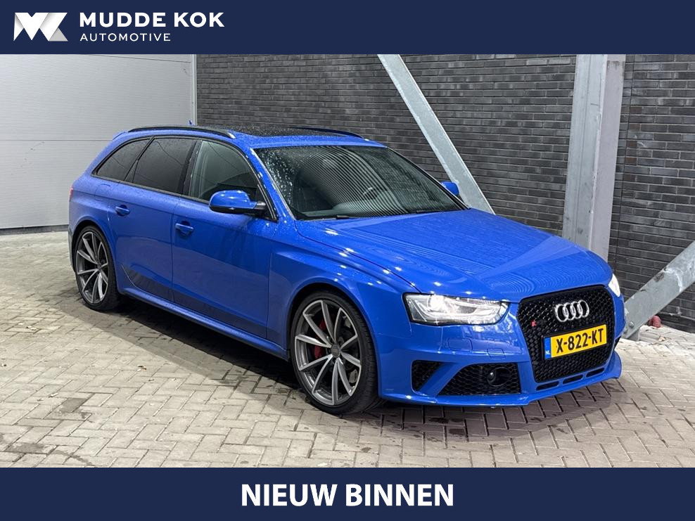 Audi A4 Avant 4.2 FSI RS4 quattro | Nogaro 1 van 60 | Goed onderhouden | B&O | 20 Inch | Eventuri | Panoramadak