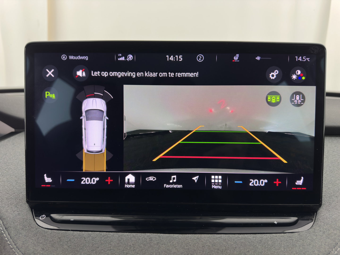 Škoda Enyaq iV 80 (INCL-BTW) *AUT | LEATHER-FABRIC | FULL-LED | DIGI-COCKPIT | CAMERA | KEYLESS | NAVI-FULLMAP | AMBIENTLIGHT | ECC | HEATED-COMFORTSEATS | DAB+ | PDC | CRUISE | CARPLAY | 17"ALU*