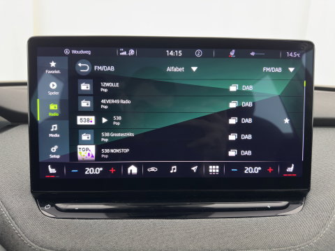 Škoda Enyaq iV 80 (INCL-BTW) *AUT | LEATHER-FABRIC | FULL-LED | DIGI-COCKPIT | CAMERA | KEYLESS | NAVI-FULLMAP | AMBIENTLIGHT | ECC | HEATED-COMFORTSEATS | DAB+ | PDC | CRUISE | CARPLAY | 17"ALU*