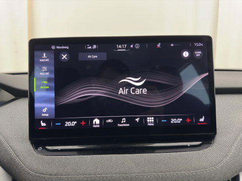 Škoda Enyaq iV 80 (INCL-BTW) *AUT | LEATHER-FABRIC | FULL-LED | DIGI-COCKPIT | CAMERA | KEYLESS | NAVI-FULLMAP | AMBIENTLIGHT | ECC | HEATED-COMFORTSEATS | DAB+ | PDC | CRUISE | CARPLAY | 17"ALU*