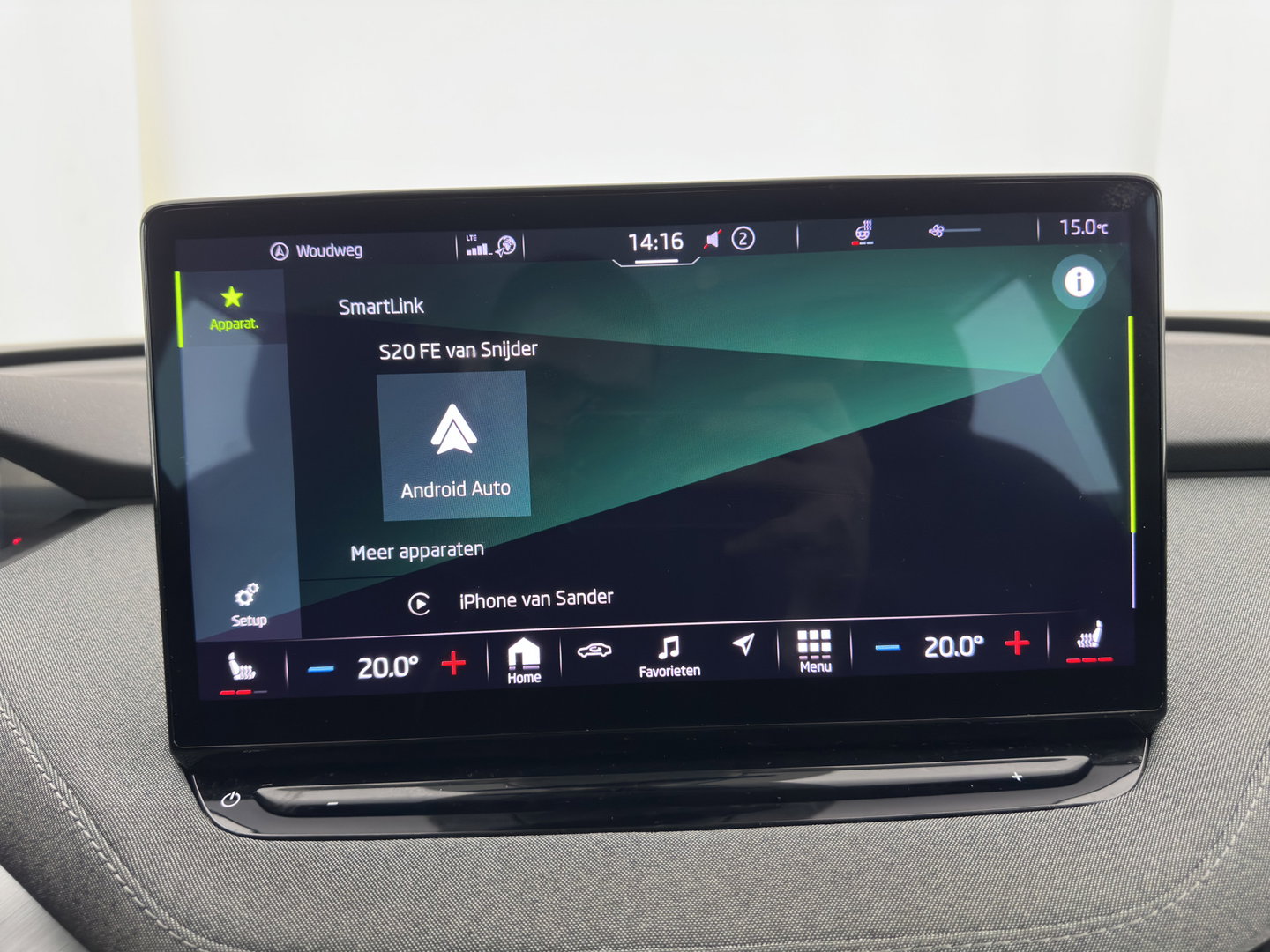 Škoda Enyaq iV 80 (INCL-BTW) *AUT | LEATHER-FABRIC | FULL-LED | DIGI-COCKPIT | CAMERA | KEYLESS | NAVI-FULLMAP | AMBIENTLIGHT | ECC | HEATED-COMFORTSEATS | DAB+ | PDC | CRUISE | CARPLAY | 17"ALU*