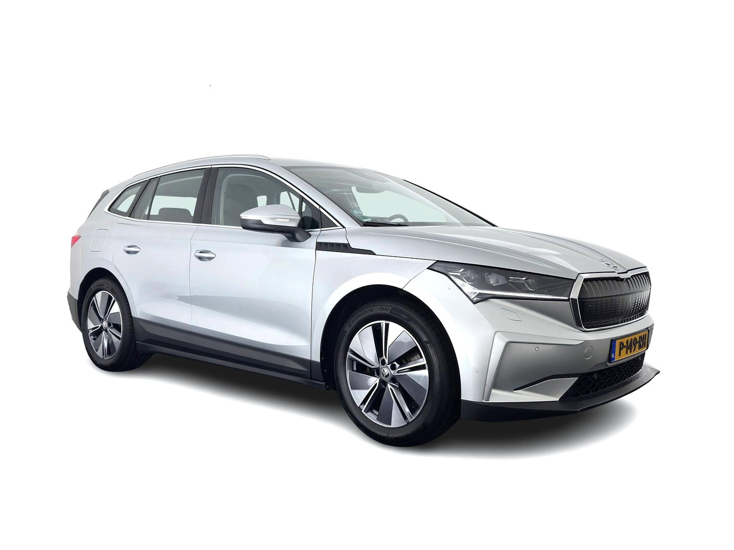Škoda Enyaq iV 80 (INCL-BTW) *AUT | LEATHER-FABRIC | FULL-LED | DIGI-COCKPIT | CAMERA | KEYLESS | NAVI-FULLMAP | AMBIENTLIGHT | ECC | HEATED-COMFORTSEATS | DAB+ | PDC | CRUISE | CARPLAY | 17"ALU*