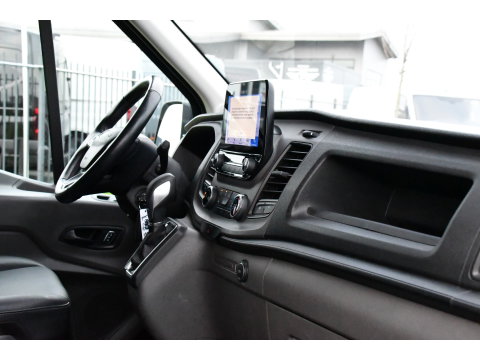 Ford Transit 350 2.0 TDCI L3H2 Black Edition Camera, Cruise, Caplay, Automaat, 130PK, Trekhaak, Multimedia, Sensoren, UNIEK!
