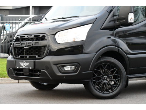 Ford Transit 350 2.0 TDCI L3H2 Black Edition Camera, Cruise, Caplay, Automaat, 130PK, Trekhaak, Multimedia, Sensoren, UNIEK!