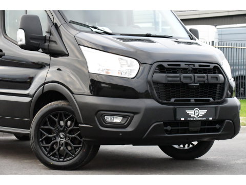 Ford Transit 350 2.0 TDCI L3H2 Black Edition Camera, Cruise, Caplay, Automaat, 130PK, Trekhaak, Multimedia, Sensoren, UNIEK!