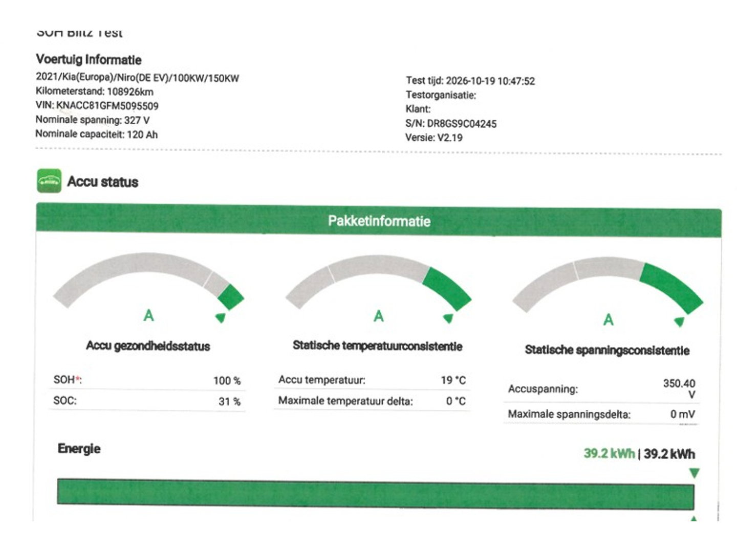 Kia e-Niro 64 kWh | SOH 100% | Rijklaar! | Leder | Stoelventilatie | Camera | Adapt. Cruise | All Seasons