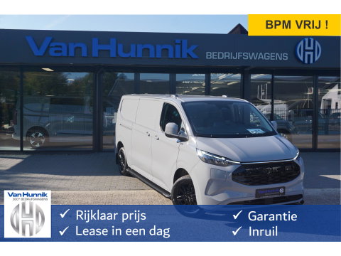 Ford E-Transit Custom 340L 218PK 71KWH AWD JWR Edition AUT BPM VRIJ!! Apple CP, 17" LM, LED, Trekhaak, 2x Schuifdeur!! NR. ECJWR4