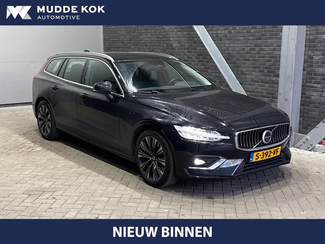 Volvo V60 B4 Plus Bright | ACC | Harman/Kardon | Trekhaak | 360° Camera | Stoel+Stuurverwarming | Keyless | Leder | 18 Inch