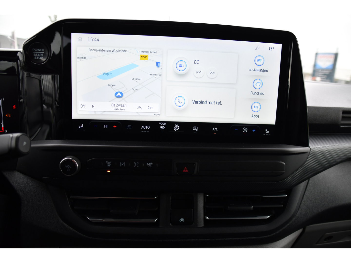 Ford Transit Custom 300 2.0 TDCI L2H1 Limited Black Edition Adaptieve Cruise, Camera, Carplay, LED, 2 x Schuifdeur, Automaat, 170pk, Stoelverwarming, Sensoren, Uniek!
