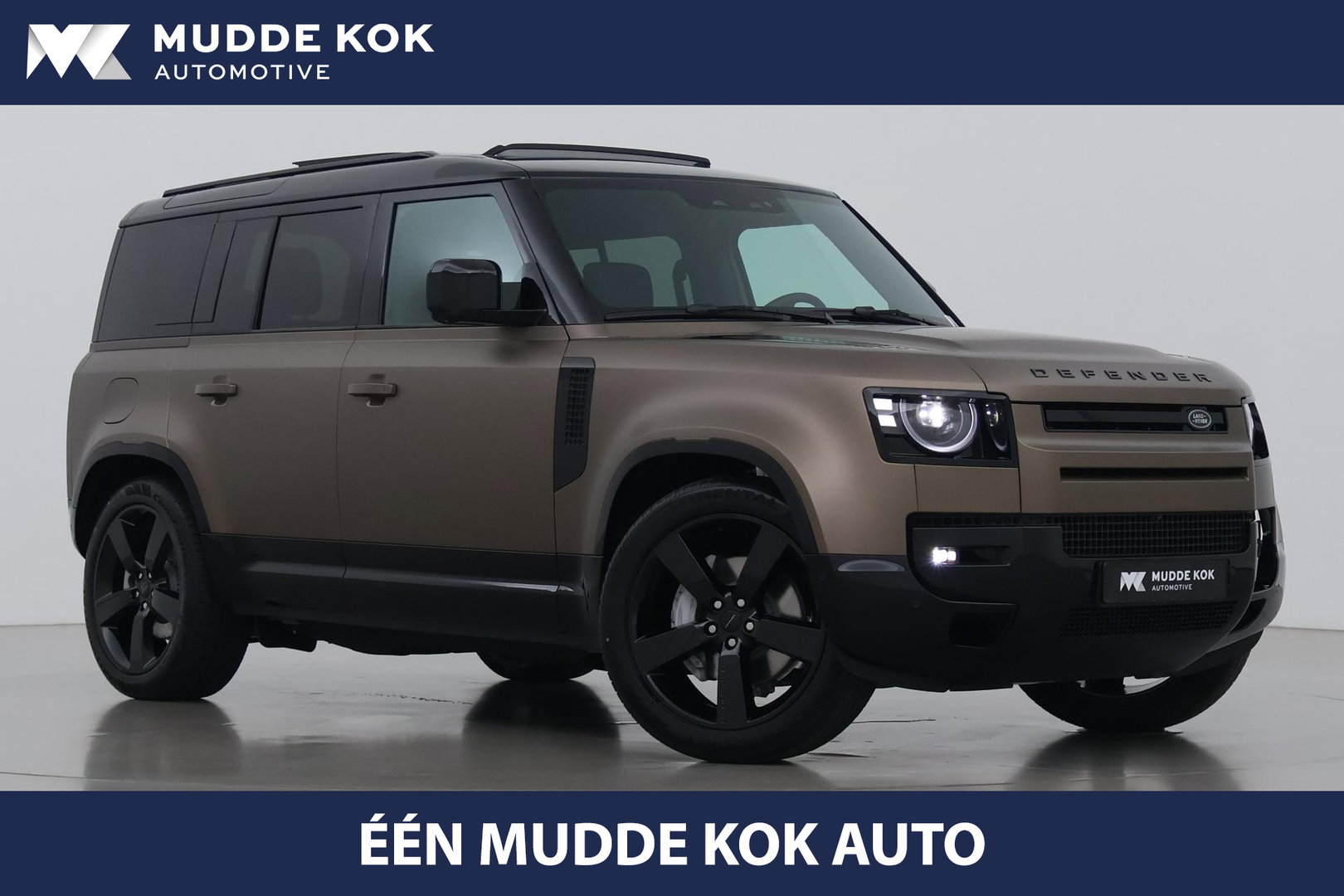 Land Rover Defender 110 P300e X-Dynamic HSE | SATIN | Luchtvering | Panoramadak | Trekhaak | 360° Camera | Meridian Surround | Stoelventilatie | 22 Inch