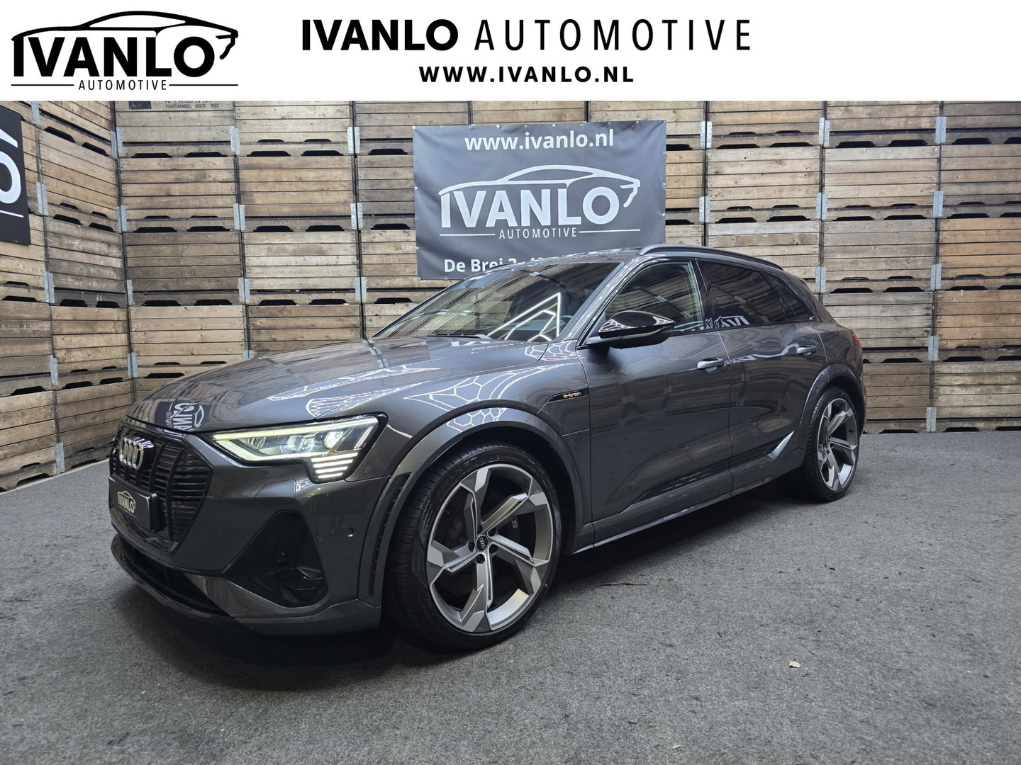 Audi e-tron S quattro 95 kWh 503PK! Pano Leder Softclose 360 HUD Trekhaak B&O ACC 22"LM Keyless entry/ go
