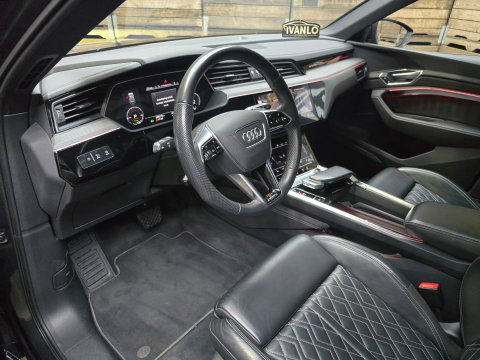 Audi e-tron S quattro 95 kWh 503PK! Pano Leder Softclose 360 HUD Trekhaak B&O ACC 22"LM Keyless entry/ go