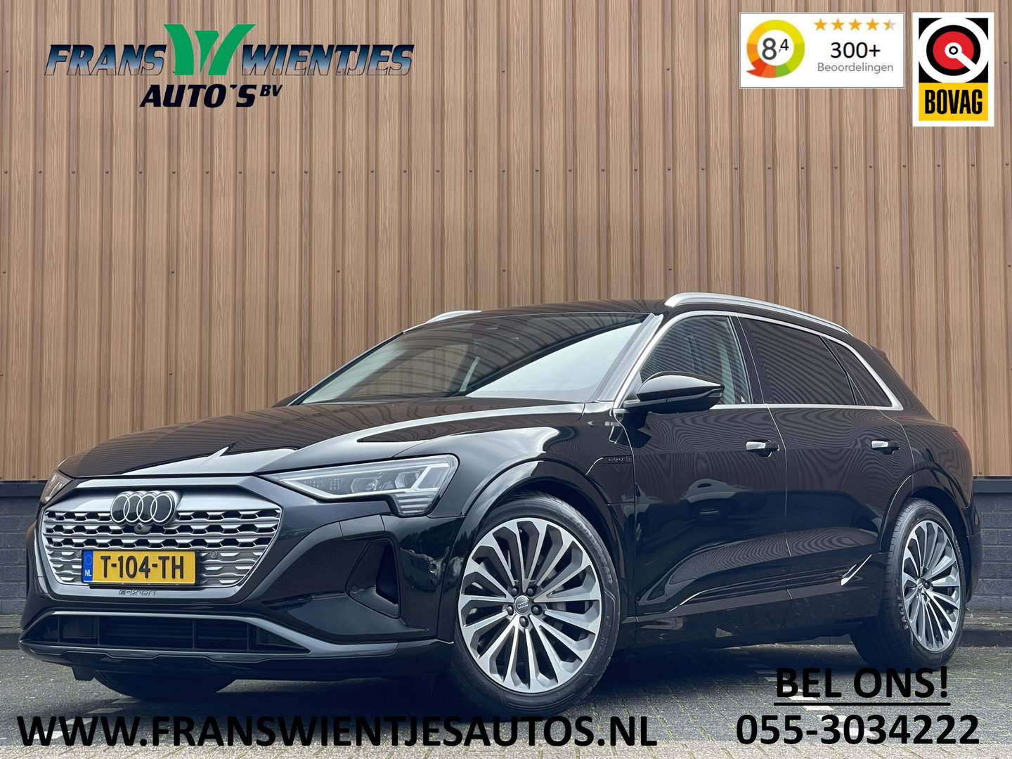 Audi Q8 e-tron 50 quattro Advanced Edition 95 kWh | Head-Up Display | Elektrische Stoelen + Geheugen |  Apple Carplay | Android Auto | Luchtvering | Adaptieve Cruise Control | Navigatie | Stoelverwarming |