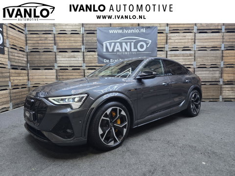 Audi e-tron Sportback S quattro 503PK! S edition 95 kWh Pano ACC Trekhaak 360 BlackPack Keyless 21"LM