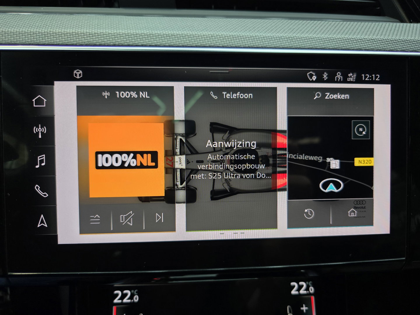Audi e-tron Sportback S quattro 503PK! S edition 95 kWh Pano ACC Trekhaak 360 BlackPack Keyless 21"LM
